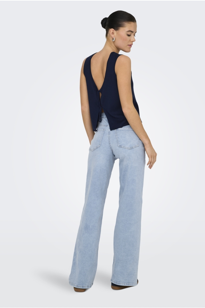 JDYFELINA-FINA HW WIDE JNS LBD DNM 15346745 LIGHT BLUE DENIM